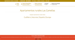 Desktop Screenshot of apartamentoslascamelias.com