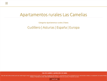 Tablet Screenshot of apartamentoslascamelias.com